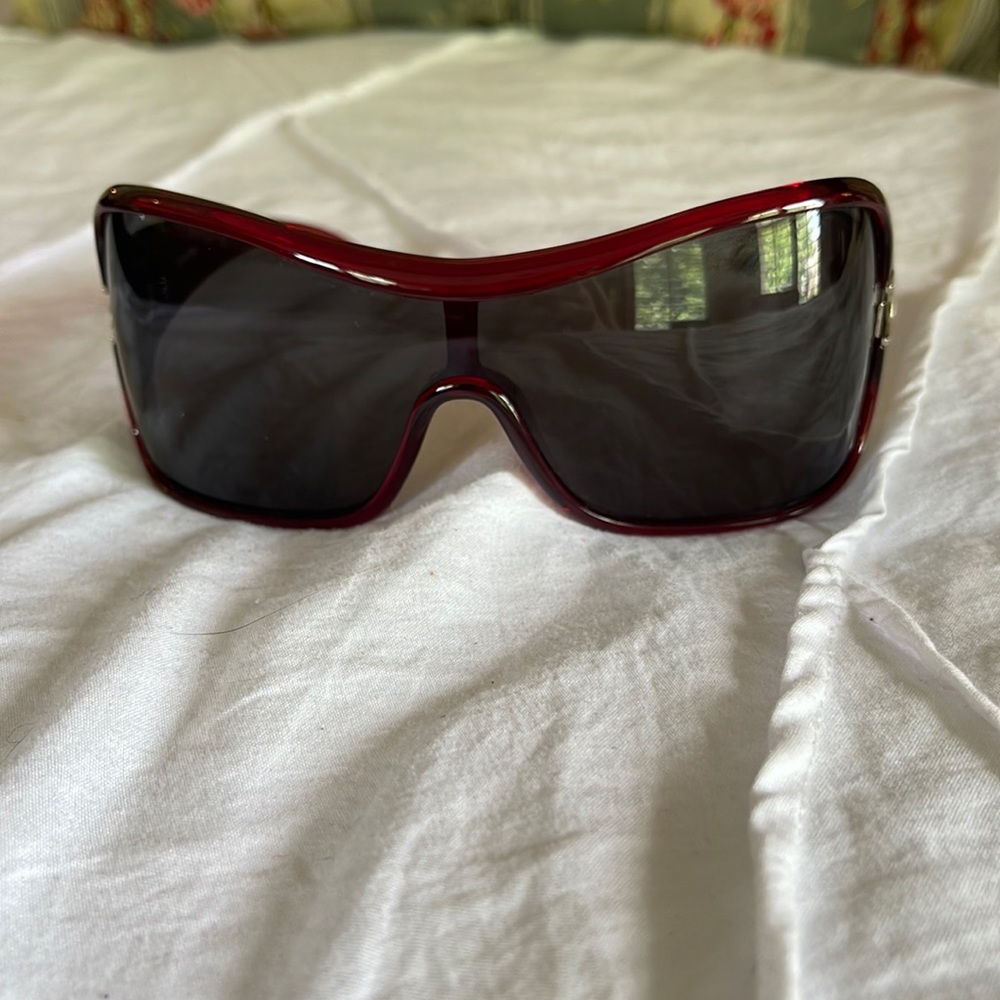 Anon sunglasses red with silver detail